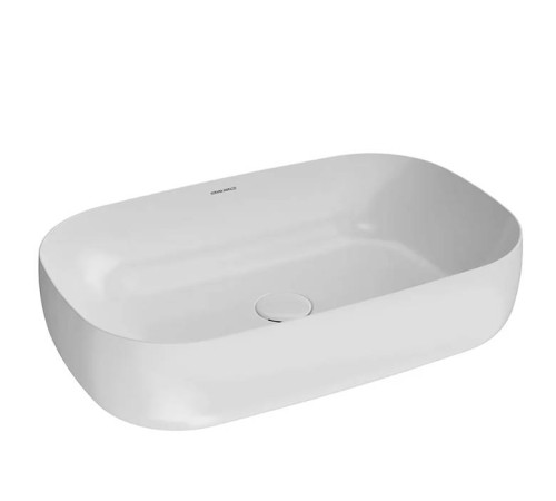 Раковина накладная Kerama Marazzi Magica 64.5х42 см без отверстия белый глянец MA.wb.65