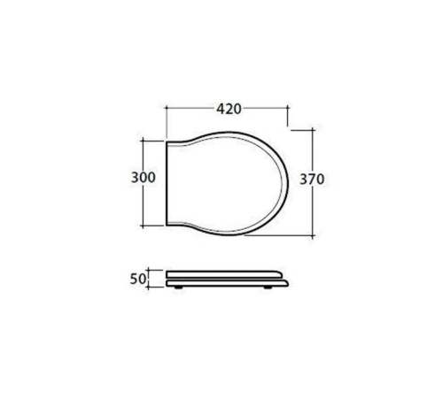 Сиденье для унитаза Globo Paestum дерево микролифт черный дуб/хром PS20RN