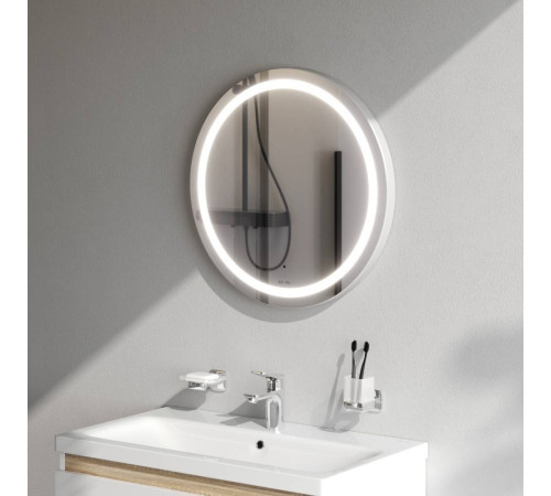 Зеркало круглое AM.PM X-Joy 60 см с LED-подсветкой и ИК-сенсором M85AMOX0601WG