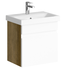 Тумба под умывальник подвесная Aqwella Smart 500х510х380 мм дуб балтийский SRT0105DB
