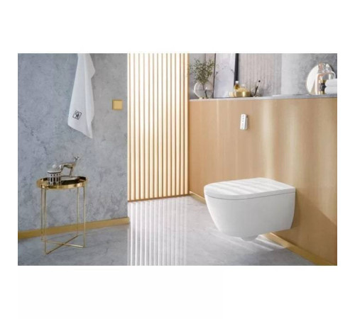 Унитаз-биде подвесной Villeroy & Boch ViClean-I100 с сиденьем CeramicPlus V0E100R1