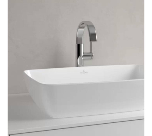 Раковина накладная Villeroy & Boch Artis 58х38 см TitanCeram альпийский белый 41725801