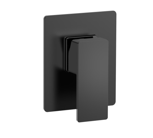 Смеситель встраиваемый AQUAMET Savona с внутр. частью черный матовый AQM8807MB