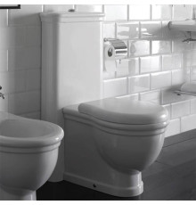 Унитаз напольный пристенный Globo Paestum 57х38 см с бачком белый/хром PA025.BI / PA137.BI+FI019 / BA016