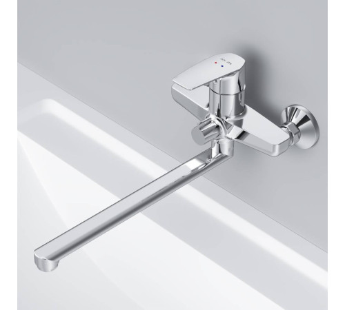 Смеситель для ванны и душа AM.PM Gem с длинным изливом F90A90000