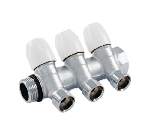 Коллектор Tiemme MAXIMA 3/4 x 18 мм Евроконус 2 выхода межосевое расстояние 50 мм 1860026