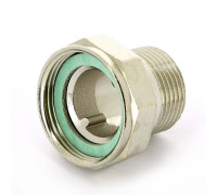 Соединение с накидной гайкой НВ Uni-Fitt 1 x 1 1/4 никелированное с плоской прокладкой 624N4500