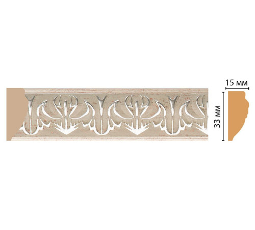 Молдинг DECOMASTER 101B-59 ДМ 33х15х2400 мм 101B-59 ДМ