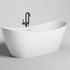 Ванна отдельностоящая Salini Noemi 170х75х69 см S-Stone белый матовый 101722M