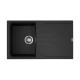 Кухонная мойка Omoikiri Yasugata 86-BL Tetogranit 86x50 см черный 4993868