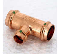 Тройник пресс медный Viega Profipress 28x18x28 мм 315023