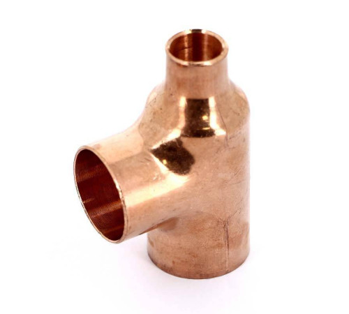 Тройник медный Viega под пайку 28х15х28 мм 109424