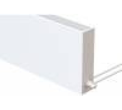 Конвектор настенный Gekon Level S 1HE 400x800x130 мм RAL 9016 GLSW0.04008013/1HE/RAL9016