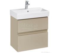 Тумба под раковину подвесная Roca Oleta 564х548х374 мм 2 ящика Капучино матовый A857639515