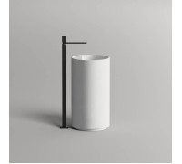 Раковина напольная Salini Armonia Top 01 45х45х90 см S-Sense белый глянцевый слив в стену 130114GN