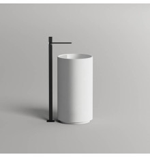 Раковина напольная Salini Armonia Top 01 45х45х90 см S-Sense белый глянцевый слив в стену 130114GN