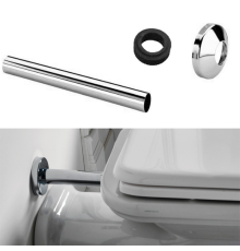 Набор для подключения скрытого бачка к напольному унитазу Kerasan d 40 мм хром 755290 cr