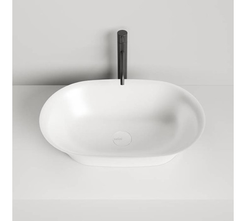 Раковина накладная Salini Mona 60х39х16.5 см S-Sense белый 110811G
