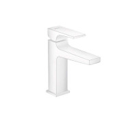 Смеситель для раковины Hansgrohe Metropol 110 с донным клапаном белый матовый 32507700