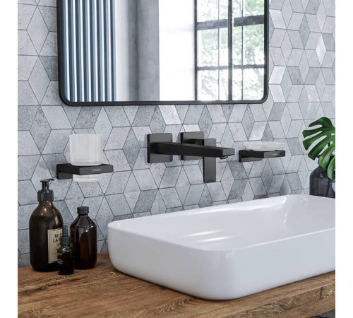 Мыльница Hansgrohe AddStoris черный матовый 41746670