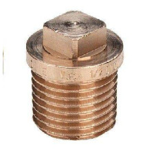 Заглушка Viega 1 НР бронза 320294
