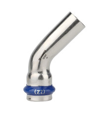 Угольник 45° однораструбный Varmega Inox Press 22 мм VM713002222