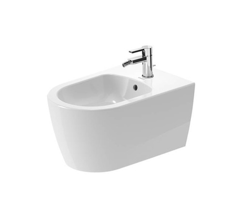 Биде подвесное Duravit ME by Starck 57х37 см 1 отверстие WonderGliss 22881500001