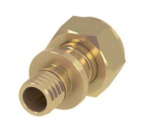 Соединение прямое с накидной гайкой TECE TECEspring AX 16х1/2 латунь 767578S