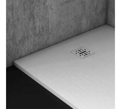 Душевой поддон Globo Docciapietra 100х100 см минеральный мрамор белый DP008 / DP10100501