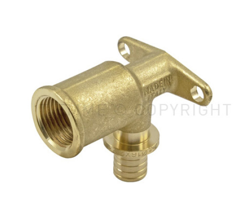 Водорозетка латунная удлиненная Tiemme 16x2.2-1/2 ВР 1710214