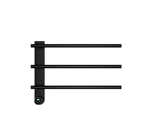 Полотенцесушитель электрический Aquame AQM3113MB с терморегулятором черный AQM3113MB