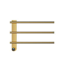 Полотенцесушитель электрический Aquame AQM3113BG с терморегулятором золото AQM3113BG