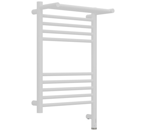 Полотенцесушитель электрический Сунержа Богема 3.1 с 1 полкой 400x600 мм правый белый матовый 30-6007-6040