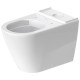 Унитаз-моноблок Duravit D-Neo 37x65 см безободковый белый 0944100005 / 2002090000