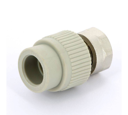 Муфта полипропиленовая FV-Plast с накидной гайкой и вварным патрубком 25x1 223025