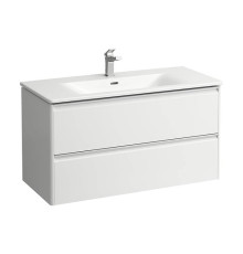 Комплект мебели Laufen Palace 100х45х54.5 см с раковиной Slim 2 ящика белый матовый 8.6070.7.260.104.1