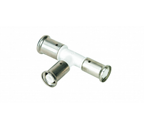 Тройник-пресс переходный Henco 11PKW 32x26x26 мм белый 11PKW-322626