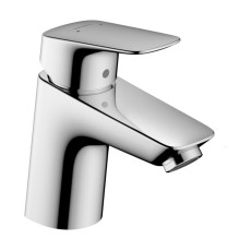 Смеситель для раковины hansgrohe Logis 70 однорычажный без сливного гарнитура хром 71071000