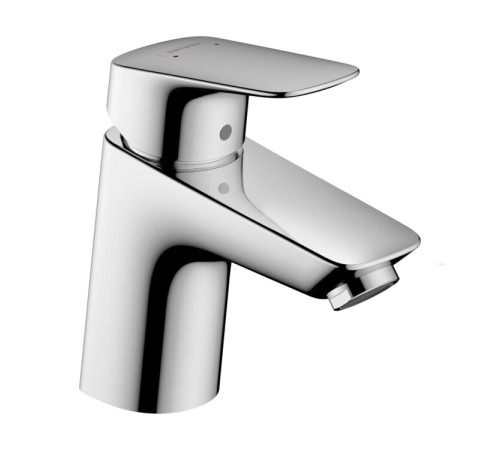 Смеситель для раковины hansgrohe Logis 70 однорычажный без сливного гарнитура хром 71071000