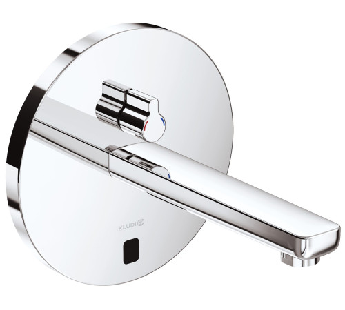Смеситель для раковины бесконтактный Kludi Zenta E настенный 190 мм внешняя часть 3850105