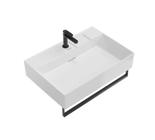 Раковина подвесная Kerama Marazzi Logica 70х48 см 1 отверстие белый глянец LO.wb.70.1