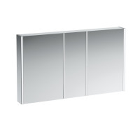 Зеркальный шкаф Laufen Frame 130x75 см LED-подсветка 3 двери 2 розетки 4.0875.4.900.144.1