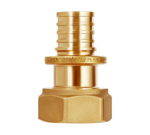 Переход Hoobs с накидной гайкой на плоское уплотнение 20x2.8-G1/2 HB-PEXNG-202812
