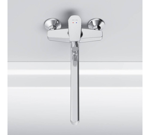 Смеситель для ванны и душа AM.PM Gem с длинным изливом F90A90000