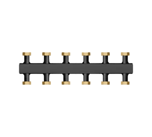 Коллектор котловой Smart Install для 3 контуров 1 1/2 накидная гайка 90 кВт SICK80125NG04