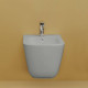 Биде подвесное Kerasan Tribeca 54х35 см с креплением WB9N Grigio matt 512559