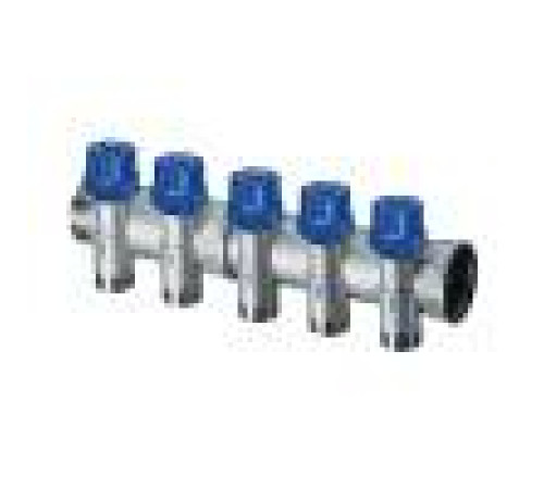 Коллектор терморегулирующий FAR 1 на 4 отвода 3/4 Eurokonus FK 3911 13404