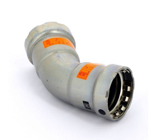 Угольник 45 градусов Viega Megapress пресс оцинкованная сталь 1 1/4 694609