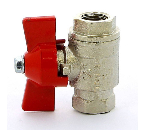 Кран шаровой Itap IDEAL 1/4 ВВ ручка-бабочка 0920014