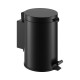 Ведро для мусора настенное KEUCO PLAN 3 л черный матовый 14977 370000